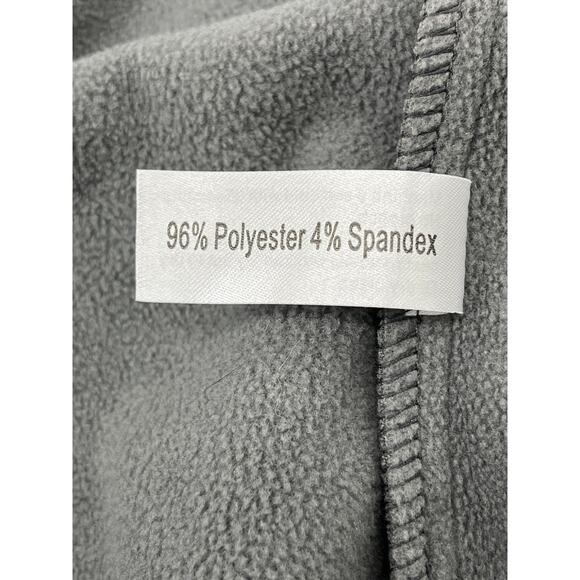 CG Habitats Tech Zip Hoodie Gray Thumb Holes Breathable Zip Pockets Jacket Small - Picture 7 of 9